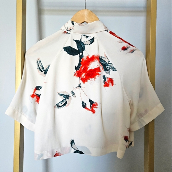 Wilfred Henrietta Cropped Floral Blouse - Picture 5 of 6